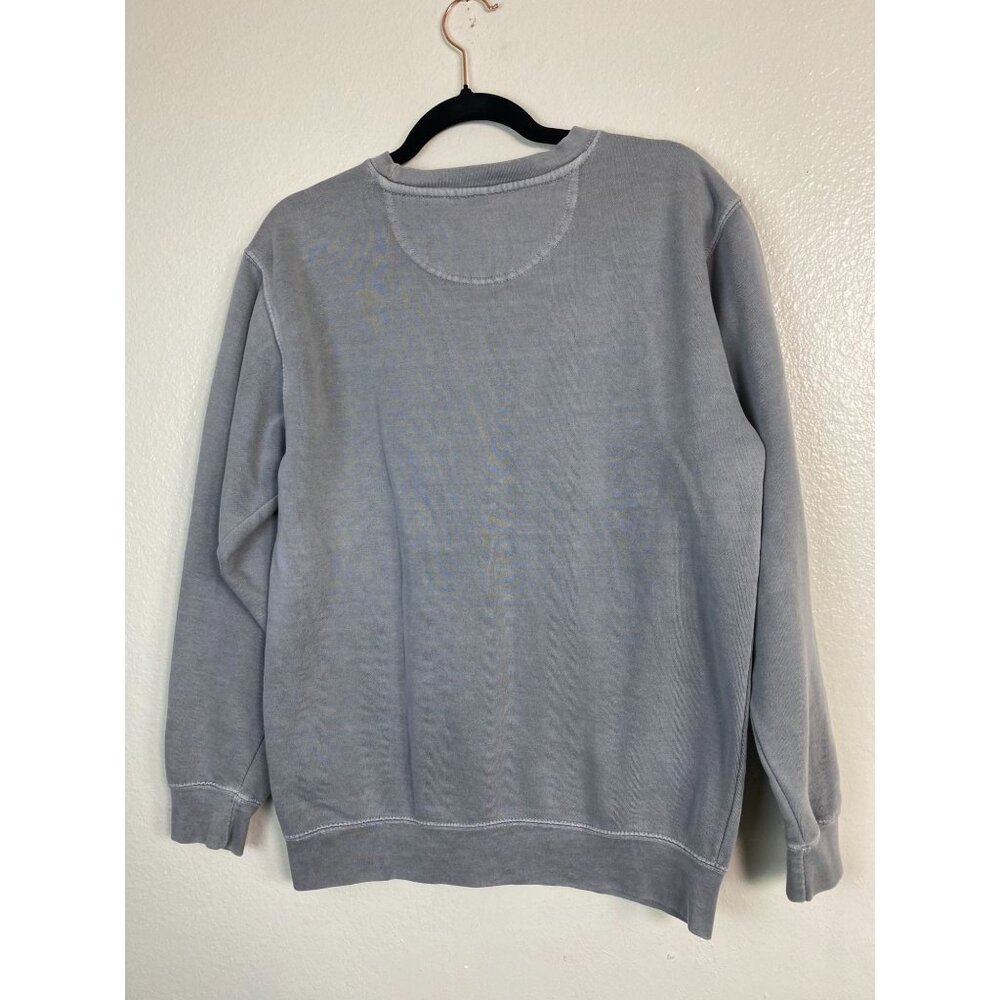 Comfort Colors Cape Cod Gray Sweatshirt Men Size Small Lounge Vacation Casual - Picture 2 of 16